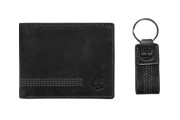 Timberland Wallet Bi-Fold w/key FOB - Black